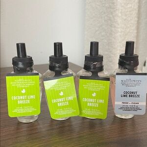 Wallflowers Coconut Lime Breeze Fragrance Refill Set of 4
